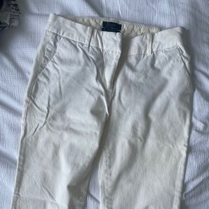 J Crew cream pants